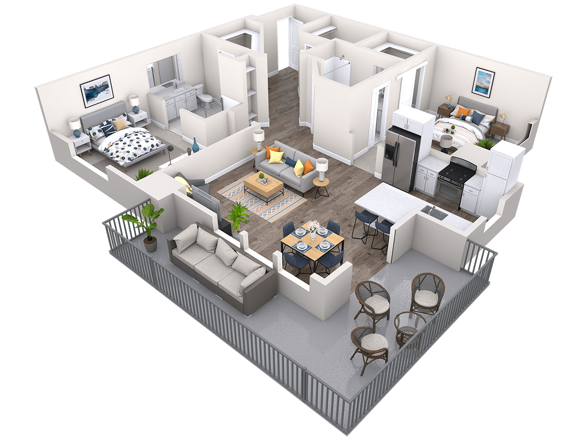 Barton Spring floor plan layout view