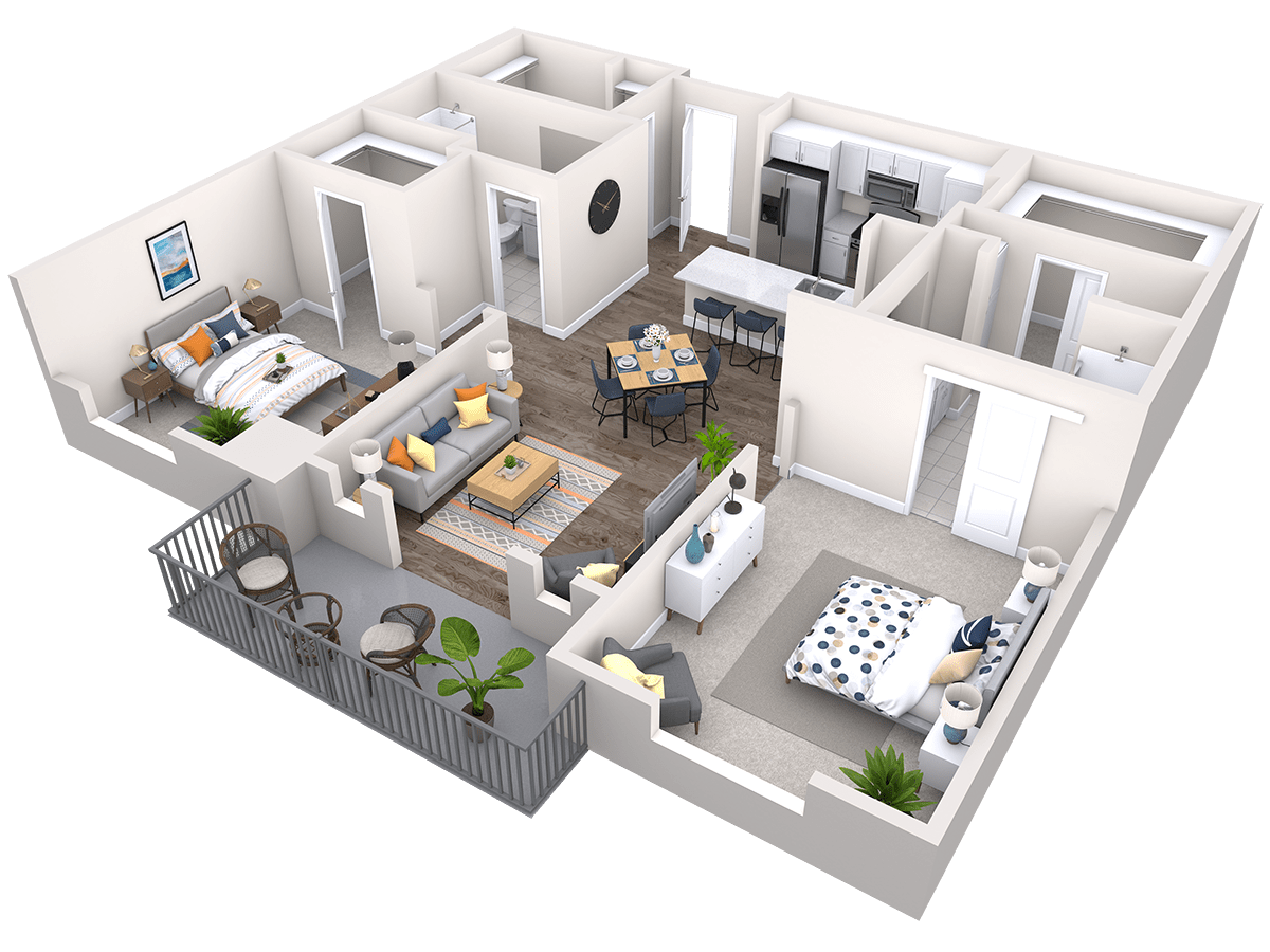 Comal Springs floor plan layout view